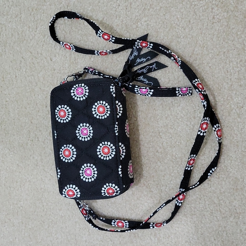 Vera Bradley Parisian Pom Poms Crossbody Wallet - Picture 2 of 4